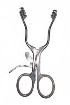 Surgical Instrument Miltex Stainless Steel Weitlaner Forceps, ~5.5" - Image 4