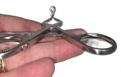 Surgical Instrument Miltex Stainless Steel Weitlaner Forceps, ~5.5" - Image 7