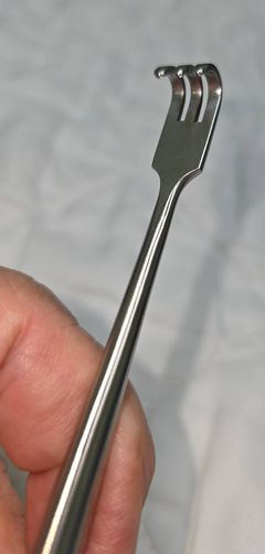 Surgical Instrument Miltex Stainless Steel Senn and Rake Retractor Set - Image 12