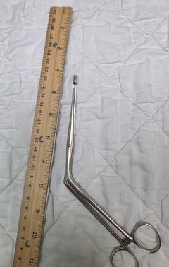 Surgical Instrument Stainless Steel Alligator Sharp Allis Forceps, ~9" - Image 9