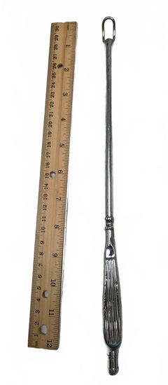 Surgical Instrument Stainless Steel Aspirating or Suction Curette , 13" - Image 1