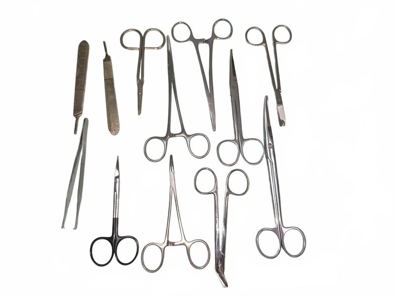 Surgical and Medical Instrument, 12-Piece Lot - Image 1