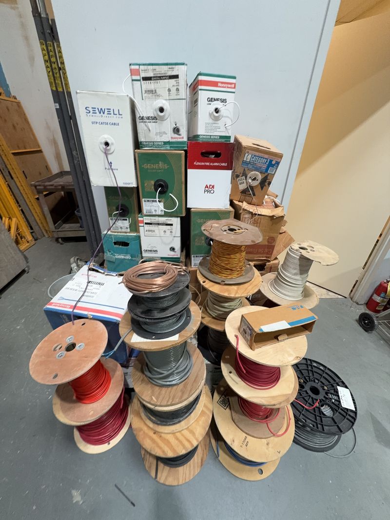 Network and Electrical Wire, Partial Rolls - Image 1
