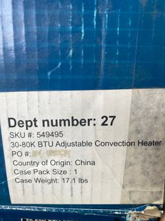 Propane Convection Heater - Image 5