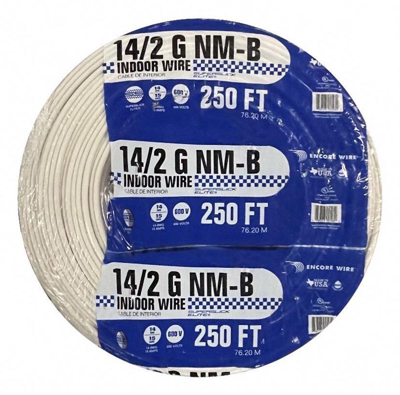 14/2 G NM-B Indoor Wire, 250 ft - Image 1