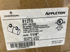 EMT Set Screw Couplings, 1-1/4in, 10/box - Image 3