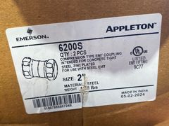 EMT Compression Coupling, 2 in Zinc, 2/box - Image 3