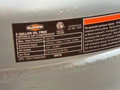 Portable Air Compressor, 6 Gallon - Image 7