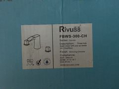 Rivuss FBWS-300-CH Basin Mixer Set, Chrome - Image 2