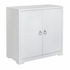 Providence Clara 2-Door Cabinet, White Wood - Image 1