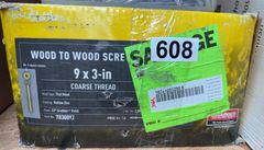 GRABBER 9 x 3-in Wood to Wood Screws Box - Image 1