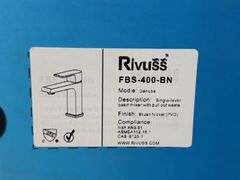 Rivuss Danube FBS-400-BN Single-Lever Basin Mixer - Image 4