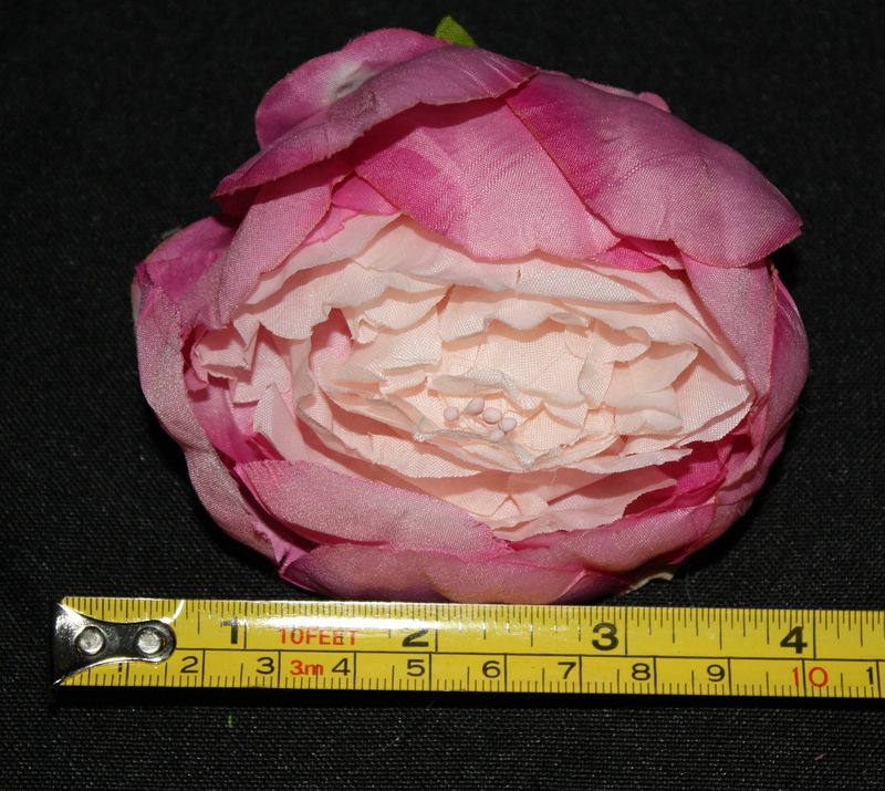 NEW IN BAG Artificial Pink Peony Fabric Flowers