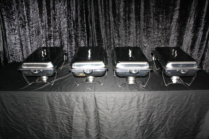 4 Stainless Steel Chafing Dishes