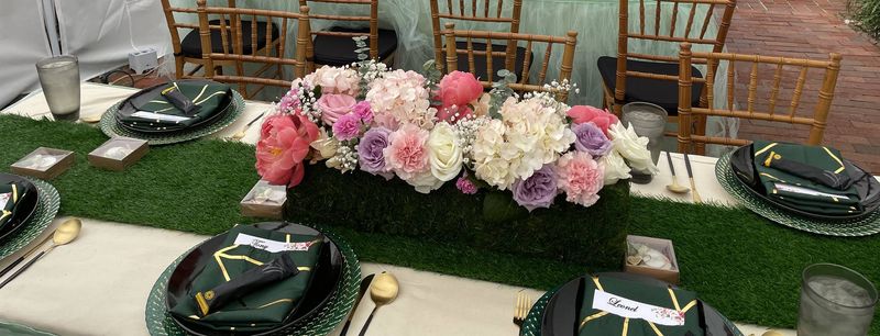 Artificial Grass Table Runner