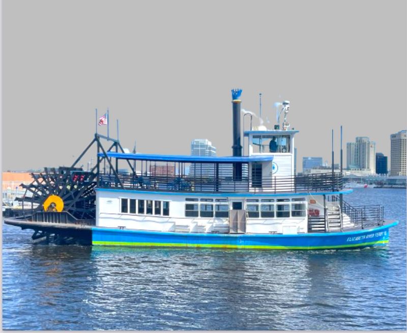 Elizabeth River Ferry III Located in Portsmouth, VA