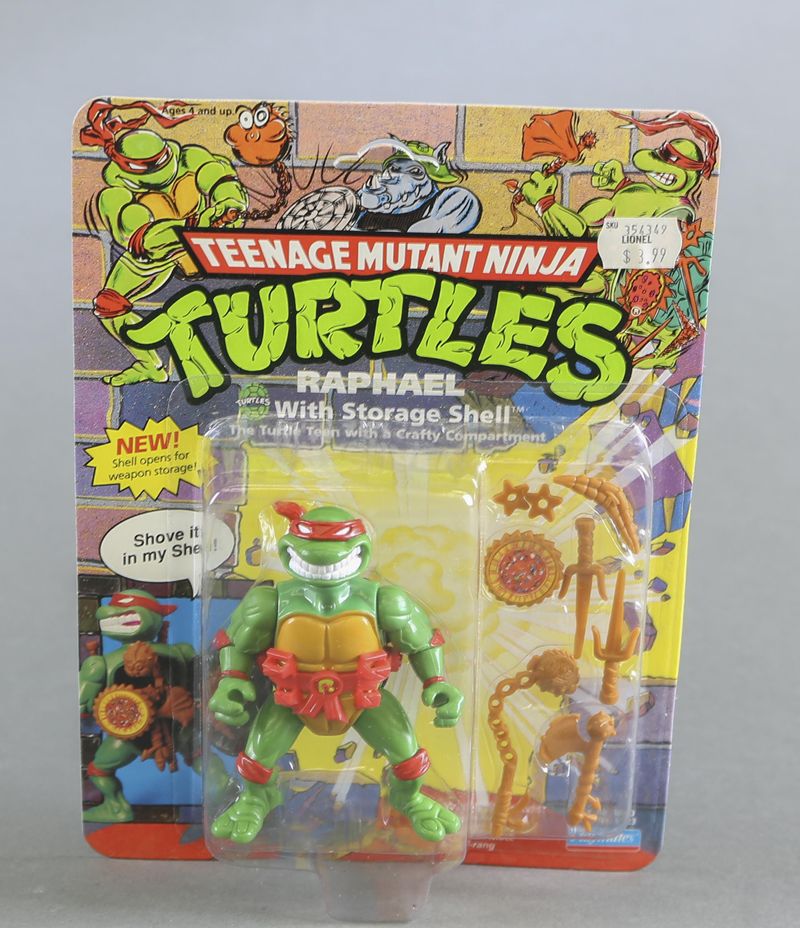 Playmate Teenage Mutant Ninja Turtles STORAGE SHELL Figure Set Raphael Don  2022