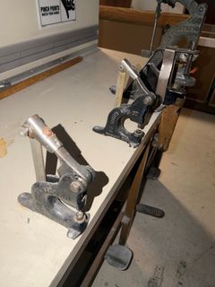 Industrial Eyelet Punch Workbench with Table - Image 5