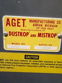 Aget Dustkop Industrial Dust Collector - Image 3