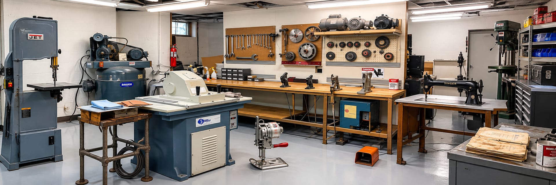 Excess machinery and tools
