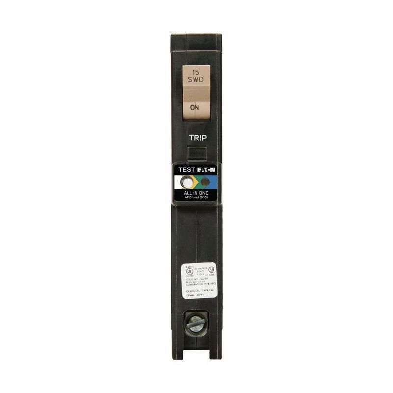 Eaton CH 15 Amp AF/GF Plug-on-Neutral Breaker - Image 1