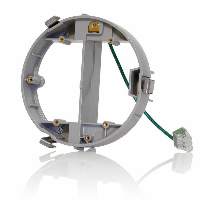 Gray Concrete Floor Box Leveling Ring, 2-Gang - Image 1