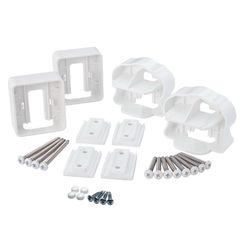 Deluxe White Plastic Line Rail Hardware Kit - Image 1