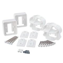 Deluxe White Plastic Line Rail Hardware Kit - Image 2