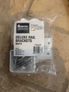 Deluxe White Plastic Line Rail Hardware Kit - Image 5