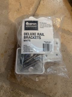 Deluxe White Plastic Line Rail Hardware Kit - Image 6