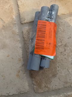 Bundle of Four Gray Plastic Tubes - Image 2