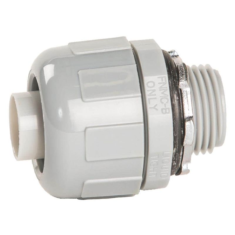 1/2 in. 2-Piece Nylon Straight Connector - Image 1