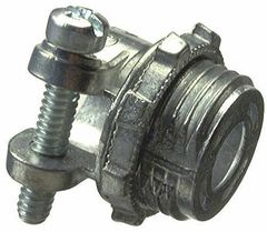 Halex 1/2" Squeeze Connector, 3-Pk Gray - Image 1