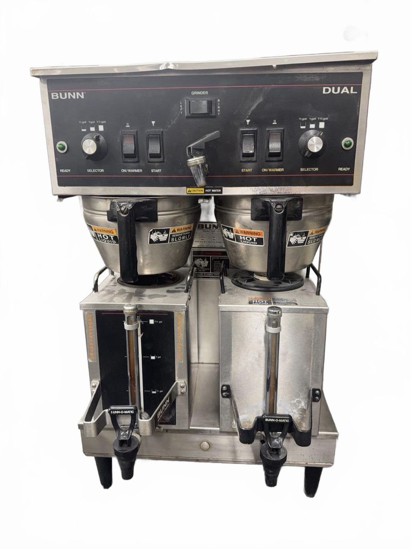 Bunn Dual Commercial Coffee Brewer Stainless Steel - Image 1