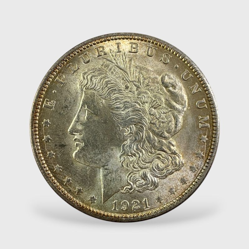 1921 U.S. Morgan 90% Silver Dollar Coin