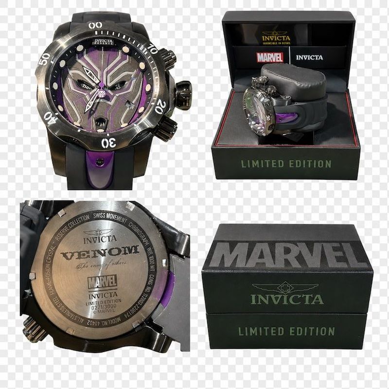 Invicta - Marvel Venom Men’s Wristwatch Model #41402  - Image 1