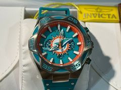 Invicta - N F L Limited Edition Miami Dolphins Men's Wristwatch Model #41775  - Image 3