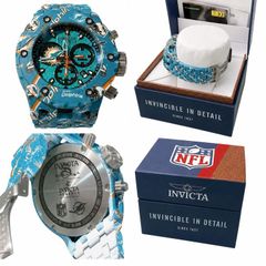 Invicta - N F L Limited Edition Miami Dolphins Men's Wristwatch Model #34733  - Image 1