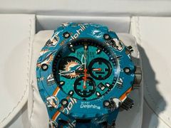 Invicta - N F L Limited Edition Miami Dolphins Men's Wristwatch Model #34733  - Image 3