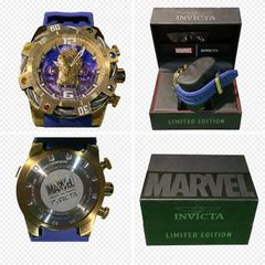 Invicta - Marvel Thanos Men's Wristwatch Model #37391  - Image 1