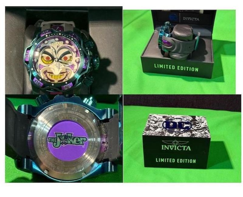 Invicta Venom - D C Comics Joker Men's Wristwatch Model #26790          - Image 1