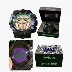 Invicta - D C Comics Joker Men's Wristwatch Model #33594        - Image 1