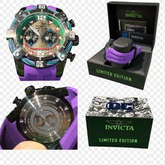 Invicta - D C Comics Joker Men's Wristwatch Model #33166          - Image 1