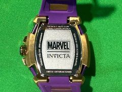 Invicta - Marvel Thanos Men’s Wristwatch Model #37390  - Image 5
