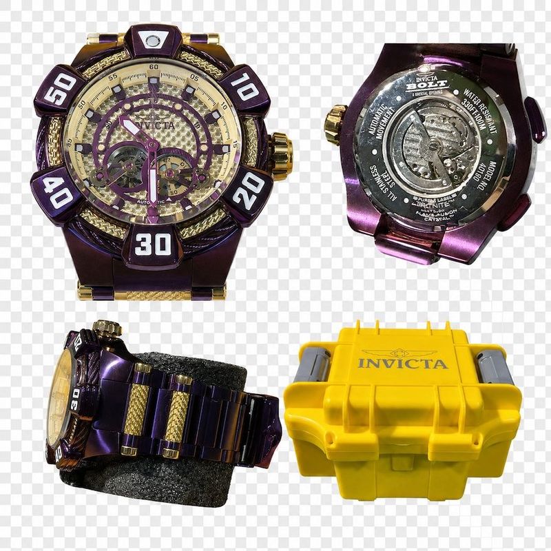 Invicta - Bolt Purple Label Men's Wristwatch Model #40190  - Image 1