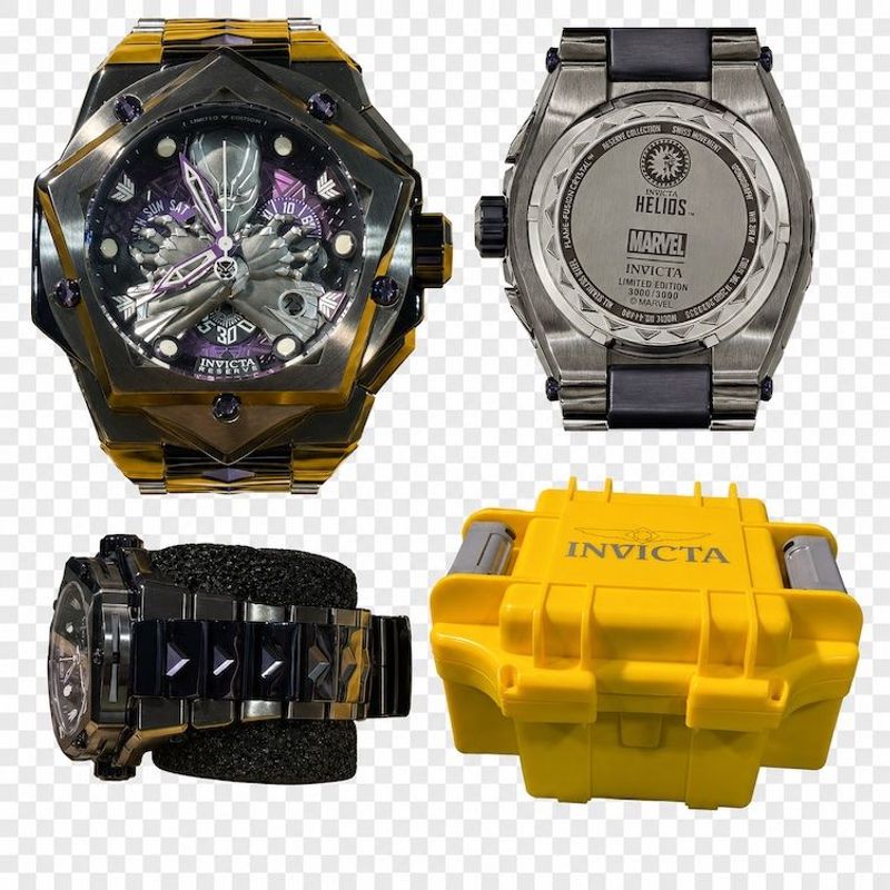 Invicta - Marvel Black Panther Men's Wristwatch Model #44489  - Image 1