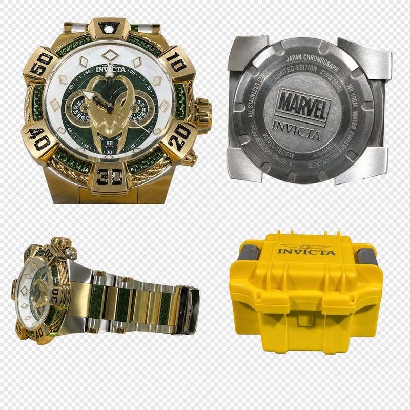 Invicta - Marvel Loki Men's Wristwatch Model #37602  - Image 1