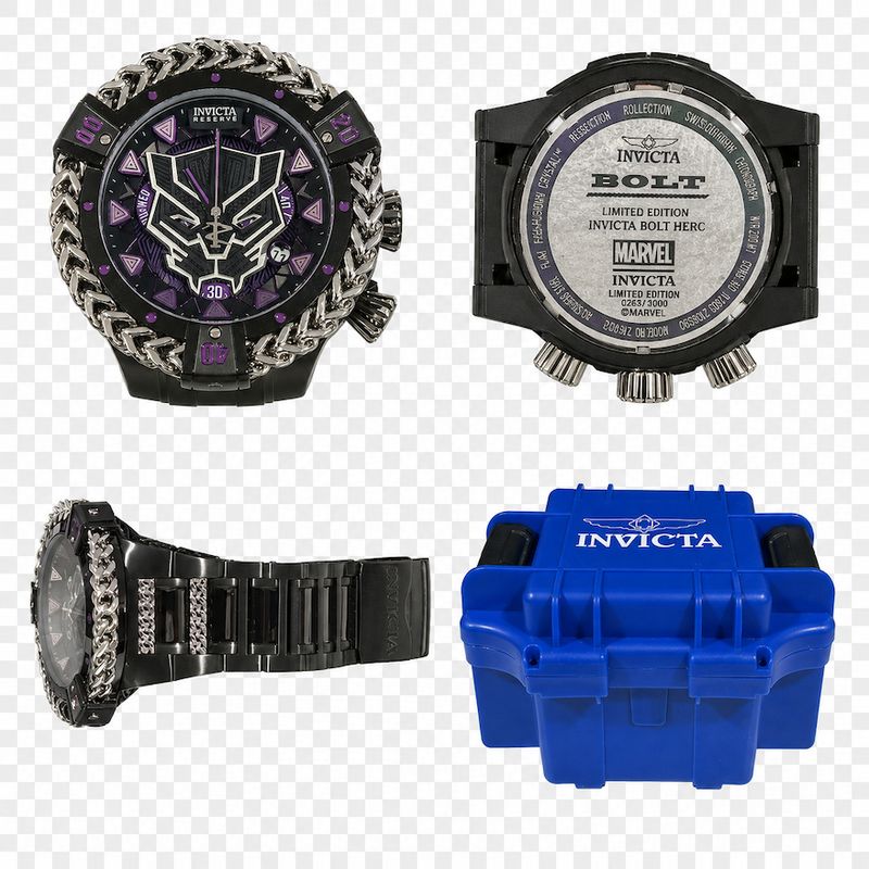 Invicta - Marvel Black Panther Men's Wristwatch Model #36402  - Image 1
