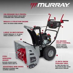 24 in. 208 CC 2-Stage Gas Snow Blower - Image 2