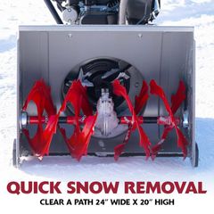 24 in. 208 CC 2-Stage Gas Snow Blower - Image 4